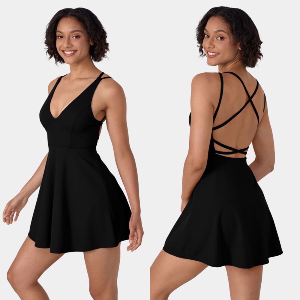 HALARA Black Mini Dress
